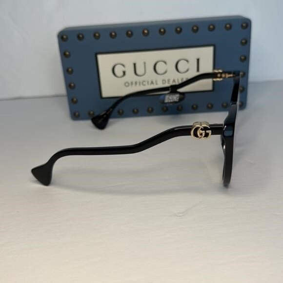 New - Gucci Pink Cat Eye Ladies Sunglasses GG1011S 005 57 Made in Italy main image 8